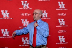 Conrad notes that “I have been blessed to be a small part (literally and figuratively) of the University Houston Athletics Communications Office for the last 24 years.”